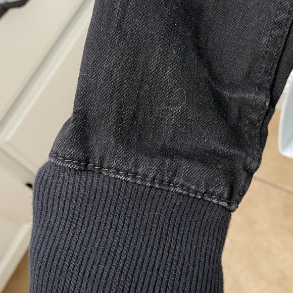 Levi Jean Jacket dark blue black sleeves Small - Picture 7 of 9